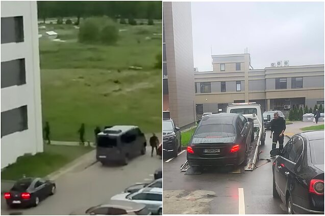 Šalčininkuose – teisėsaugos operacija: liudytojai teigia, kad pareigūnai išsivedė du žmones Šalčininkuose – teisėsaugos operacija: liudytojai teigia, kad pareigūnai išsivedė du žmones