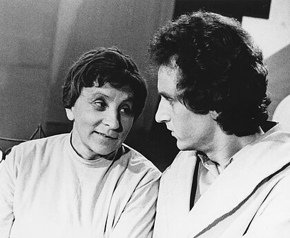 Regina Varnaitė-Eidukaitienė ir Petras Venslovas. 1977 m. 