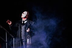 Miuziklo „Operos fantomas“ repeticijos akimirka Miuziklo „Operos fantomas“ repeticijos akimirka
