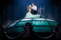 Miuziklo „Operos fantomas“ repeticijos akimirka