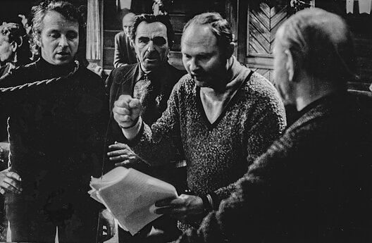 Iš kairės: Mykolas Smagurauskas, Aleksandras Kernagis, Bronius Talačka. 1972 m. 
