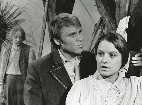 Mykolas Smagurauskas (kairėje), Vladas Bagdonas ir Renata Vagnerytė-Jevdokimova. 1977 03 08  