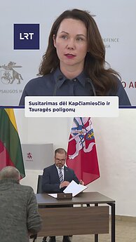 Įvyko susitarimas dėl Kapčiamiesčio ir Tauragės poligonų