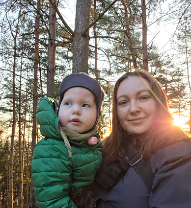 Tadas su mama Edita