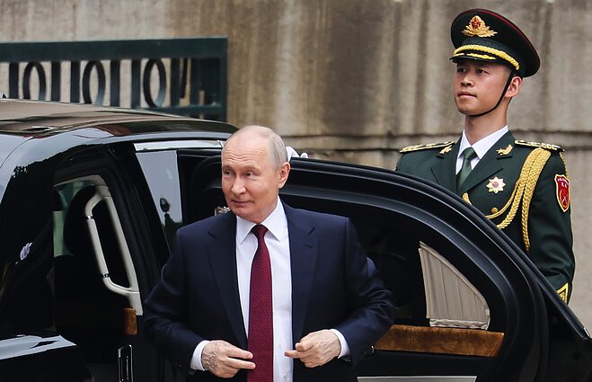 Xi Jinping i Włodimir Putin