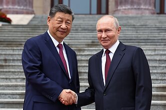 Xi Jinping i Włodimir Putin