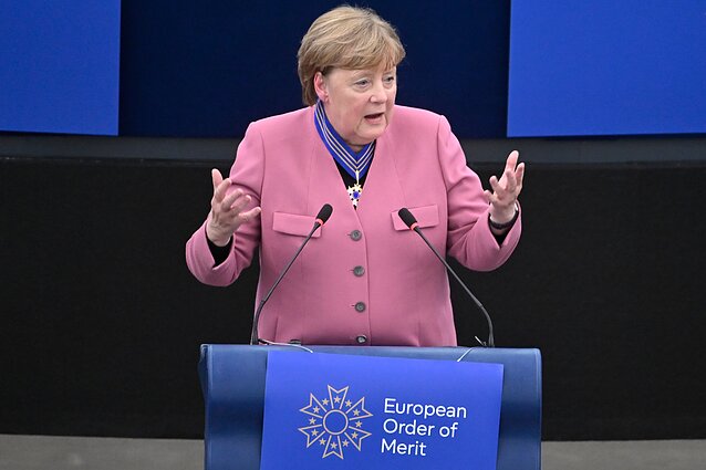 Była kanclerz Niemiec Angela Merkel Była kanclerz Niemiec Angela Merkel