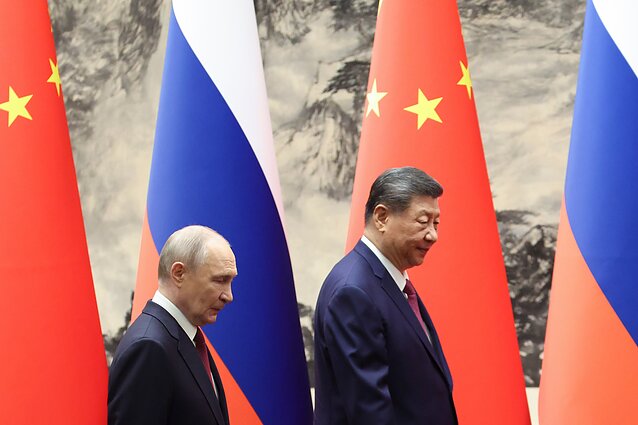 Vladimiras Putinas ir Xi Jinpingas