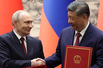Vladimiras Putinas ir Xi Jinpingas