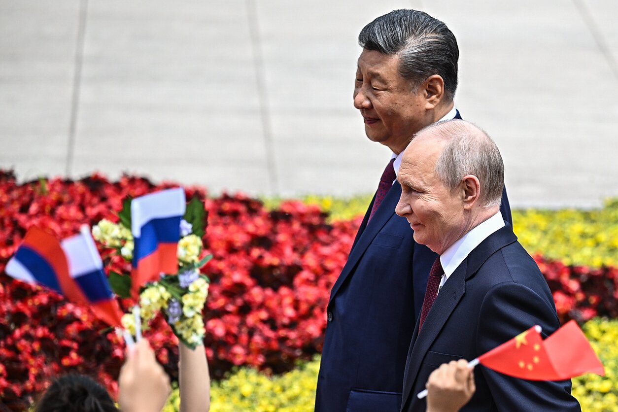 Vladimiras Putinas ir Xi Jinpingas