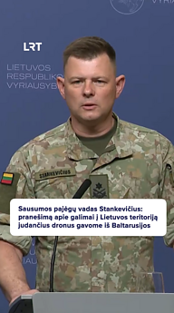 Baltarusija informavo apie galimai į Lietuvos teritoriją judančius dronus