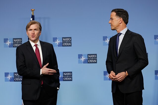Elbridge`as Colby ir Markas Rutte
