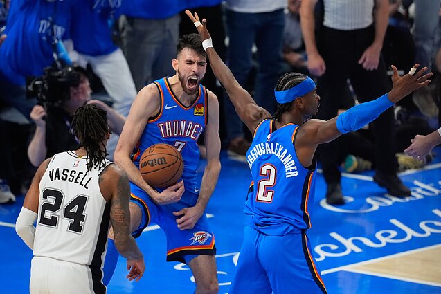 Vakarų konferencijos finalas: „Thunder“ – „Spurs“