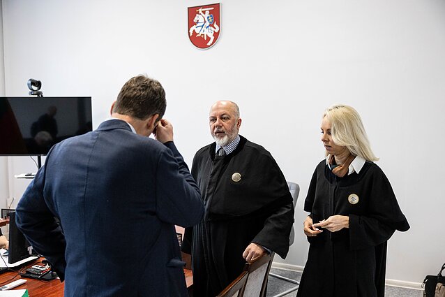 R. Žemaitaitis teisme R. Žemaitaitis teisme