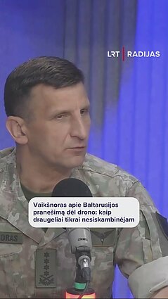 Vaikšnoras apie Baltarusijos pranešimą dėl drono: kaip draugeliai nesiskambinėjam