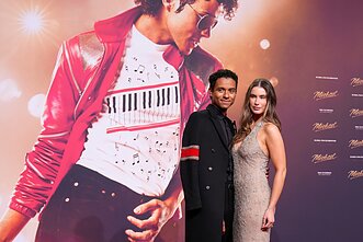 Jaafaras Jacksonas, Maddie Simpson. Filmo „Maiklas“ premjera