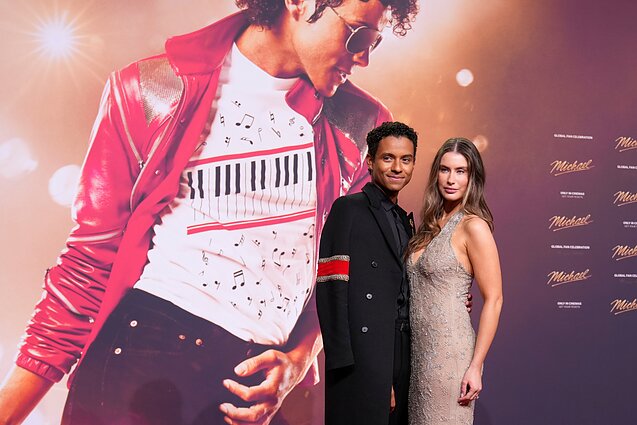 Jaafaras Jacksonas, Maddie Simpson. Filmo „Maiklas“ premjera