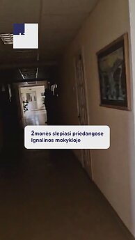 Šiuo metu žmonės slepiasi priedangose Ignalinos mokykloje
