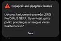 Pranešimas apie pasibaigusį oro pavojų
