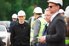 Darbų pradžia: M. K. Čiurlionio koncertų centro statybvietėje įkasta simbolinė kapsulė Darbų pradžia: M. K. Čiurlionio koncertų centro statybvietėje įkasta simbolinė kapsulė