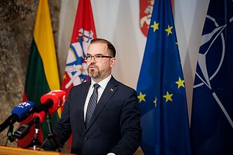 Roberto Kauno ir Giedriaus Premenecko spaudos konferencija Roberto Kauno ir Giedriaus Premenecko spaudos konferencija