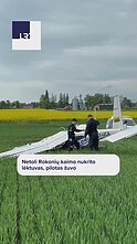 Netoli Rokonių kaimo nukrito lėktuvas