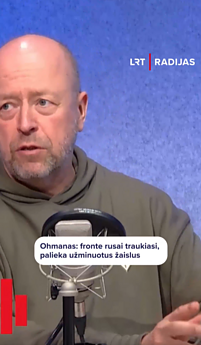 Ohmanas parodė, ką traukdamiesi palieka rusai