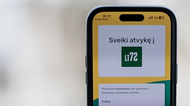 VRM: kol taisoma LT72 programėlė, pranešimai bus siunčiami trumposiomis žinutėmis