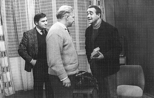 Iš kairės: Algirdas Juozas Šemeškevičius, Petras Likša, Bronius Klevinskas. 