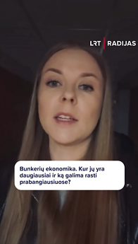 Bunkerių ekonomika. Kur jų yra daugiausiai ir ką galima rasti prabangiausiuose?