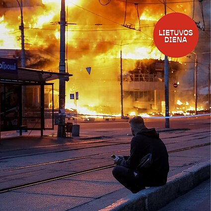 Rusijos išpuolis Kyjive gegužės 24 d.