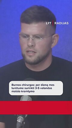Burnos chirurgas: per dieną mes turėtume surinkti 3-5 valandas maisto kramtymo