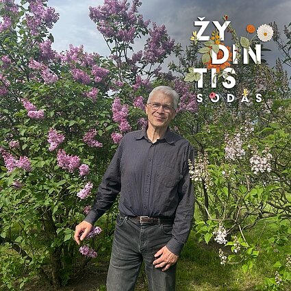 VU Botanikos sodo botaninių augalų kuratorius Marius Rimkevičius.