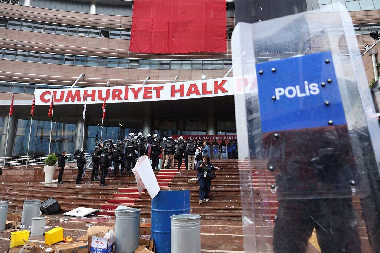 Riaušių policija Ankaroje