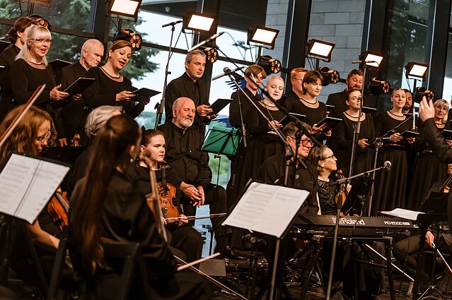 Laimio Vilkončiaus koncerto festivalyje „Vilnius Spring Festival“ akimirka Laimio Vilkončiaus koncerto festivalyje „Vilnius Spring Festival“ akimirka