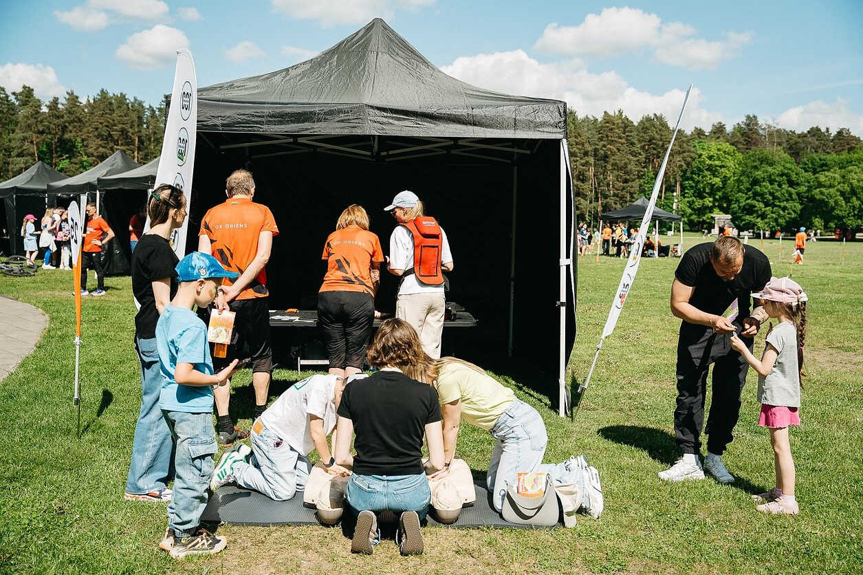 „OS festivalis“ viliojo ne tik orientavimosi sportu: veiklų netrūko visiems