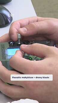 Pasvalio mokyklose – dronų klasės