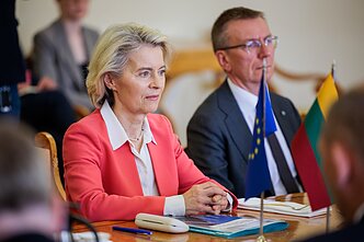 Ursula von der Leyen ir Edgaras Rinkevičius Ursula von der Leyen ir Edgaras Rinkevičius