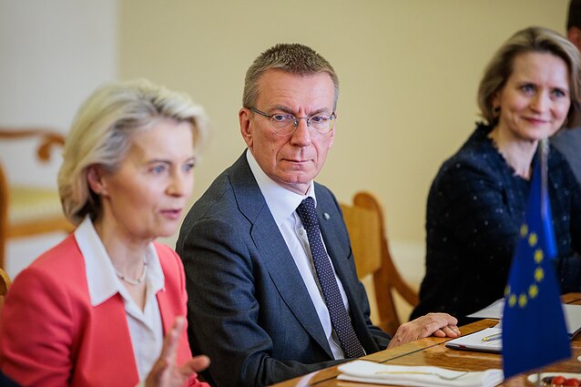 Ursula von der Leyen ir Edgaras Rinkevičius Ursula von der Leyen ir Edgaras Rinkevičius
