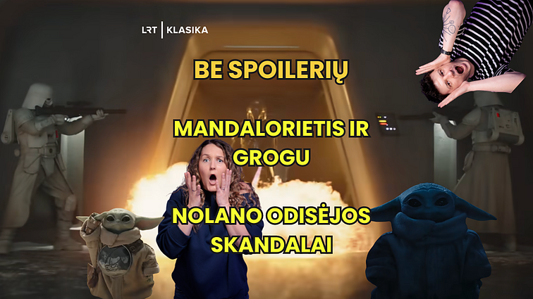 5 Pedro Pascalio minutės „Mandalorietyje ir Grogu“ ir „Odisėją“ lydinčios kalbos