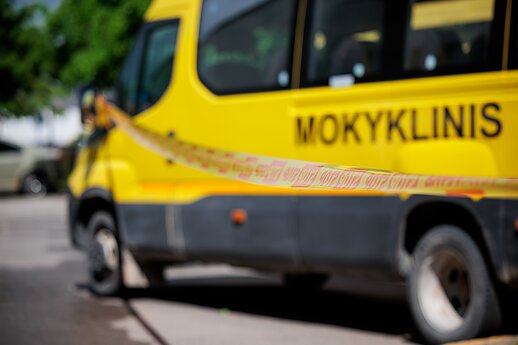 Gaisras Riešės gimnazijoje