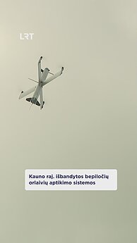 Išbandomos bepiločių orlaivių aptikimo sistemos