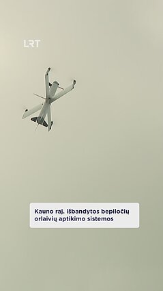 Išbandomos bepiločių orlaivių aptikimo sistemos