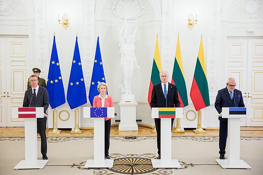 Ursulos von der Leyen ir Baltijos šalių prezidentų susitikimas