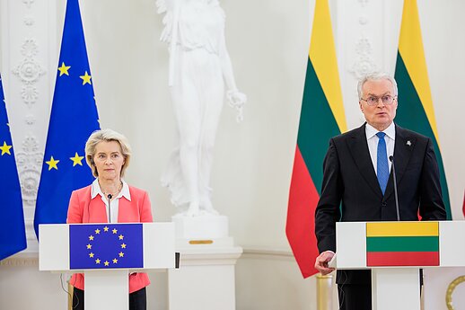 Ursulos von der Leyen ir Baltijos šalių prezidentų susitikimas