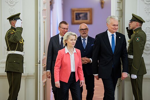 Ursulos von der Leyen ir Baltijos šalių prezidentų susitikimas