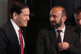 Marco Rubio ir Araratas Mirzojanas