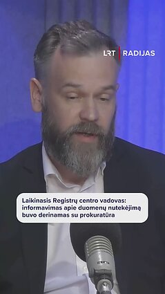 Cininas: pranešimas apie nutekėjusius duomenis buvo derinamas su prokuratūra