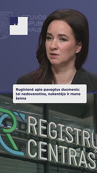 Ruginienė: visi suprantame, kad situacija yra labai rimta