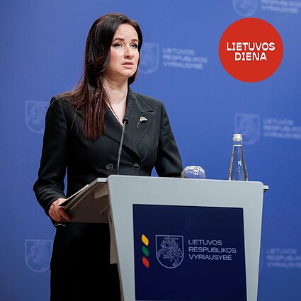 Vyriausybės spaudos konferencija